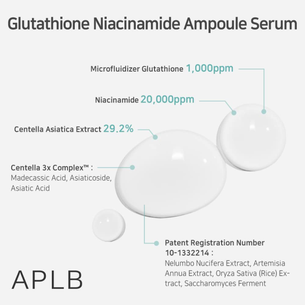 skincare-kbeauty-glowtime-APLB Glutathione Niacinamide ampoule serum