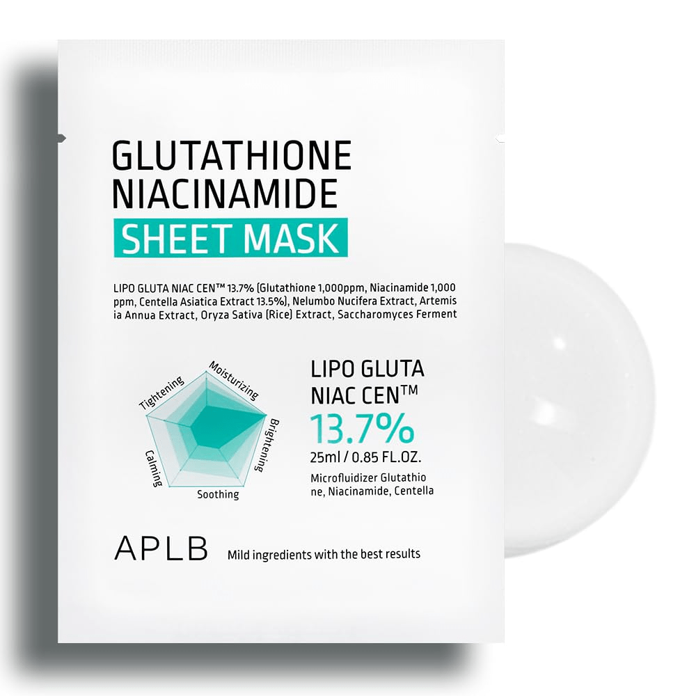 skincare-kbeauty-glowtime-aplb glutathione Niacinamide sheet mask