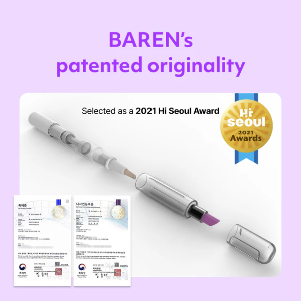 skincare-kbeauty-glowtime-baren dual effect 2 in 1 nail and cuticle oil pen with ceramic pusher