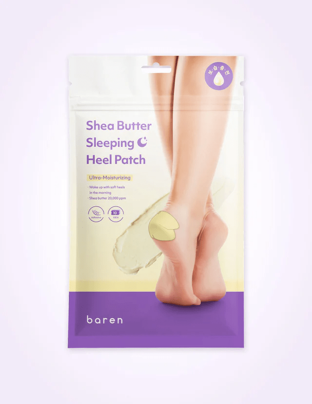skincare-kbeauty-glowtime-baren shea butter sleeping heel patch