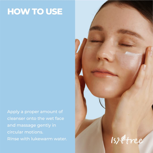 skincare-kbeauty-glowtime-isntree hyaluronic acid cleanser