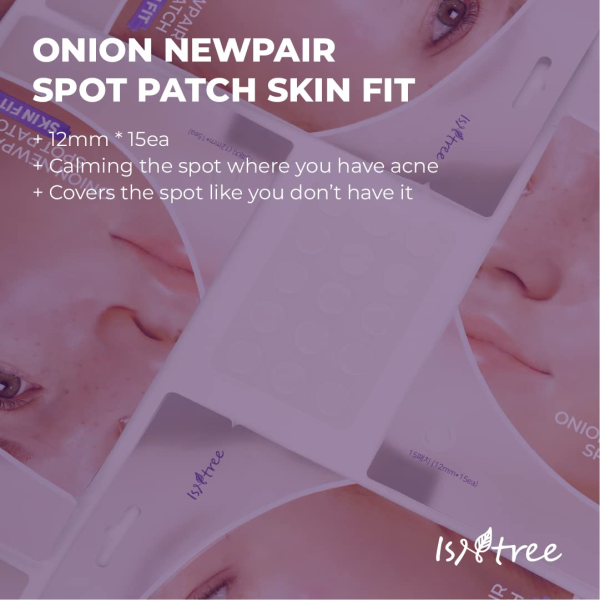 skincare-kbeauty-glowtime-isntree onion newpair patch skin fit