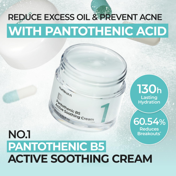 skincare-kbeauty-glowtime-Numbuzin no 1 pantothenic B5 active soothing Cream