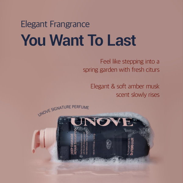 skincare-kbeauty-glowtime-unove deep damage repair shampoo