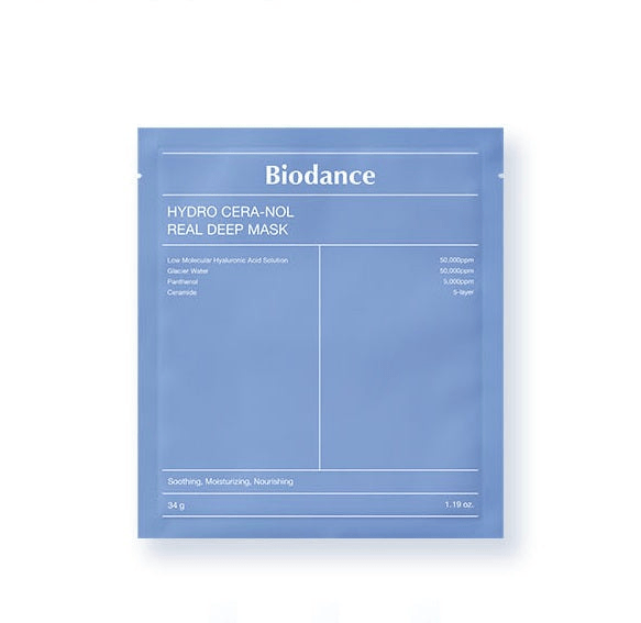 skincare-kbeauty-glowtime-biodance hydro cera nol real deep mask