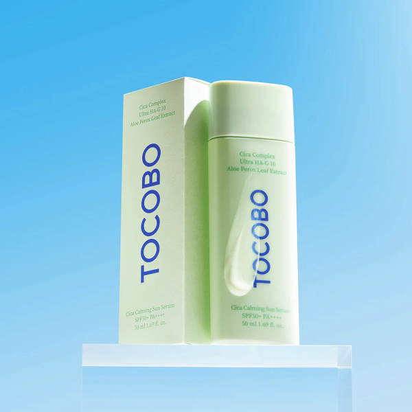 sk- tocobo cica calming sun serum