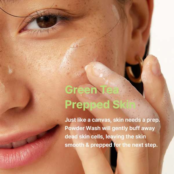 skincare-kbeauty-glowtime-by wishtrend green tea and enzyme powder wash