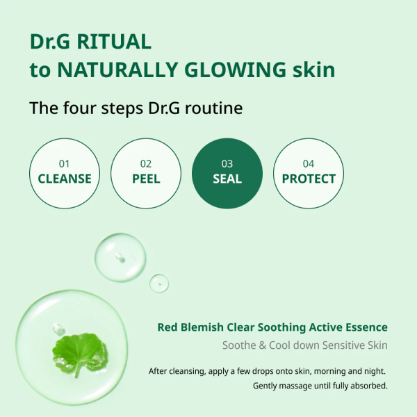 skincare-kbeauty-glowtime-dr G RED Blemish Clear Soothing Active Essence