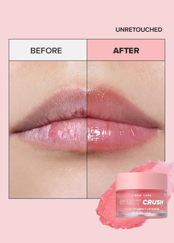 skincare-kbeauty-glowtime i dew care cushy crush sugar vitamin c lip scrub