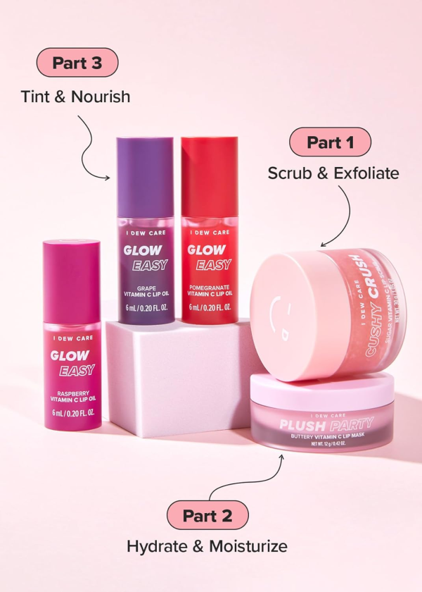 skincare-kbeauty-glowtime i dew care cushy crush sugar vitamin c lip scrub