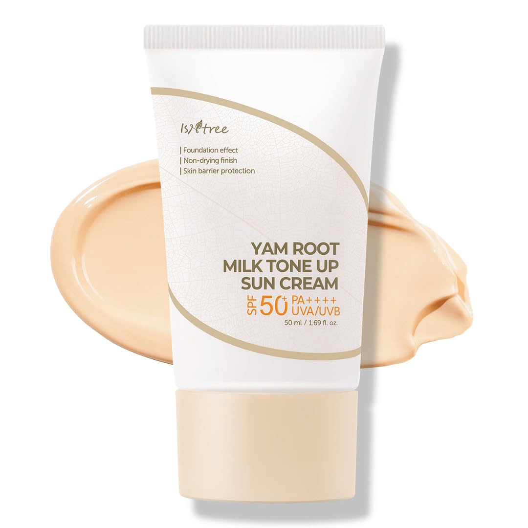 ISNTREEYam Root Milk Tone Up Sun CreamSPF 50+PA++++50ml - Glow Time