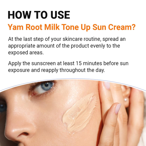 skincare-kbeauty-glowtime-isntree yam root smilk tone up sun cream