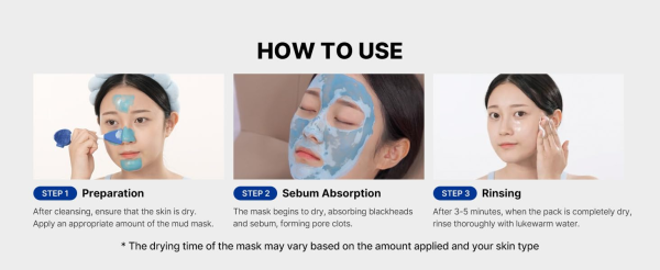 skincare-kbeauty-glowtime-medicube zero pore blackhead mud facial mask