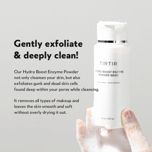 skincare-kbeauty-glowtime-tirtir hydro boost enzyme powder wash