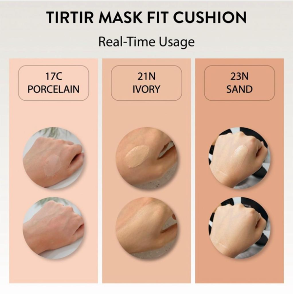 sk- tirtir mask fit black cushion 23N sand