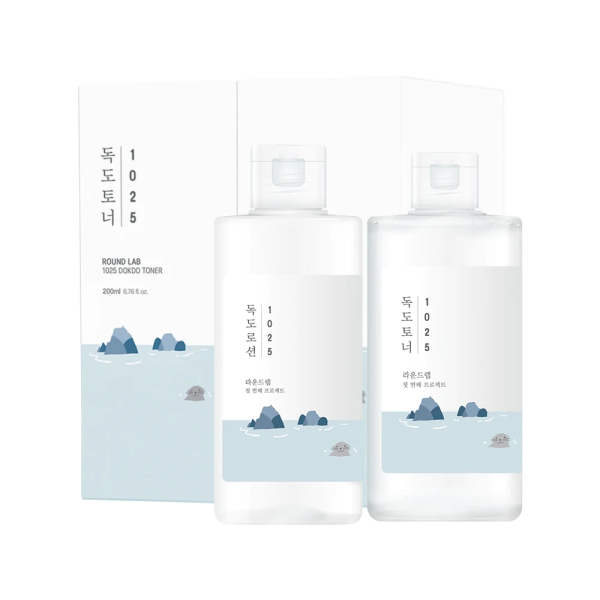 skincare-kbeauty=glowtime round lab 1025 dokdo toner and lotion special set