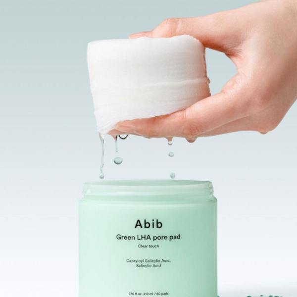 skincare-kbeauty-glowtime-abib green lha pore pad clear touch