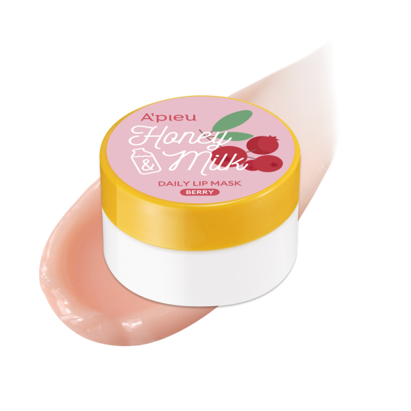 skincare-kbeauty-glowtime-apieu honey and milk daily lip mask berry