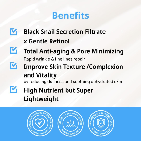 skincare-kbeauty-glowtime-dr g black snail retinol ampoule