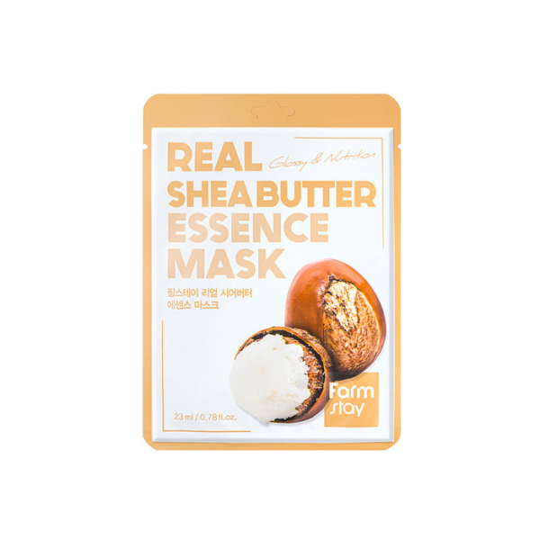 skincare-kbeauty-glowtime-farm stay real essence mask shea butter