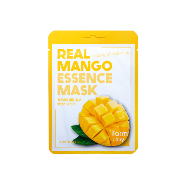 skincare-kbeauty-glowtime-farm stay real essence mask mango