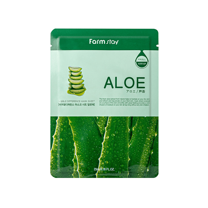 skincare-kbeauty-glowtime-farm stay visible difference sheet mask aloe