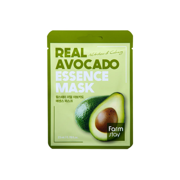 skincare-kbeauty-glowtime-farm stay real essence mask avocado