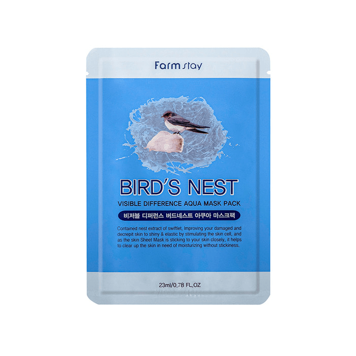 skincare-kbeauty-glowtime-farm stay visible difference mask sheet bird's nest