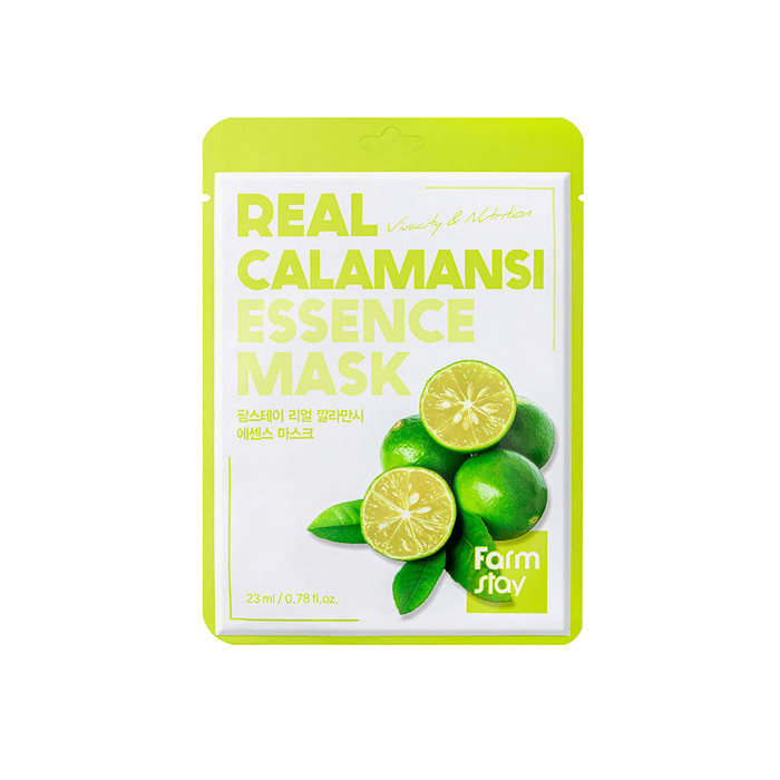 skincare-kbeauty-glowtime-farm stay real essence mask calamansi