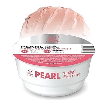 skincare-kbeauty-glowtime-lindsay modelling mask cup pack pearl