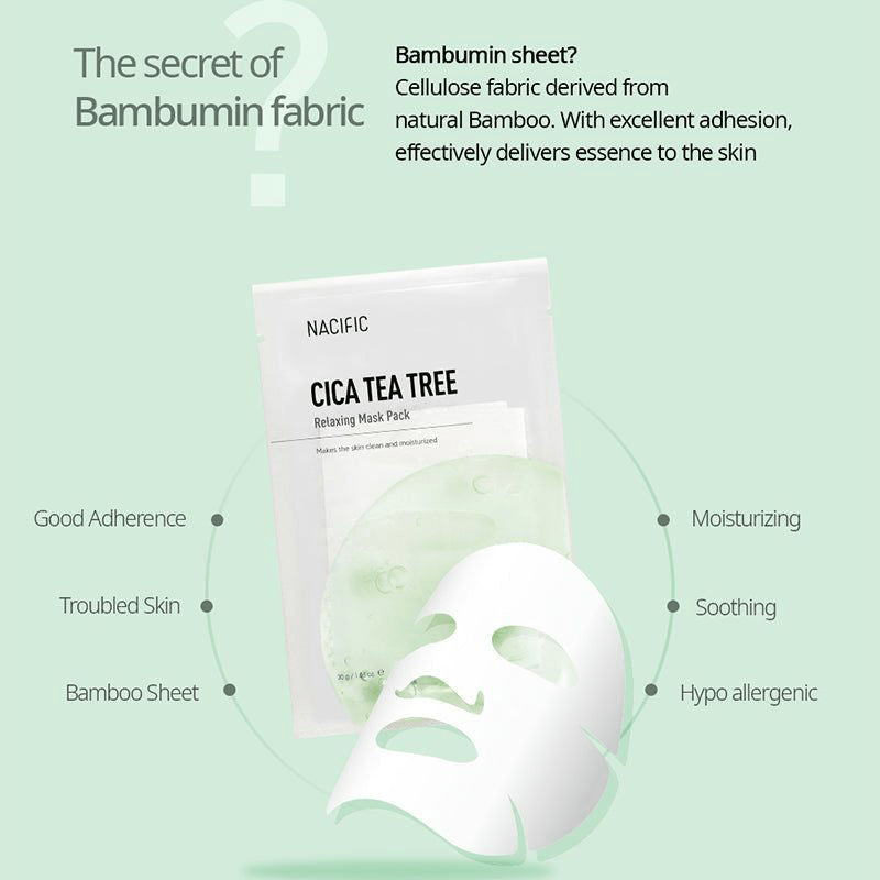 skincare-kbeauty-glowtime-nacific cica tea tree relaxing mask