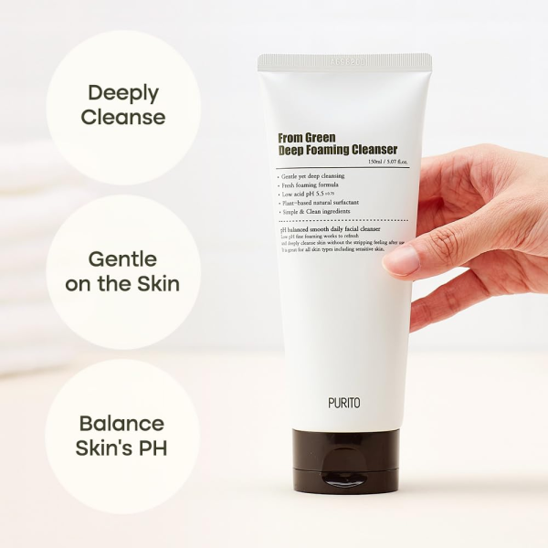 skincare-kbeauty-glowtime-purito from green deep foraming cleanser