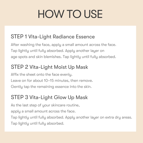 sk- vt cosmetics vita light all in one 3 step mask