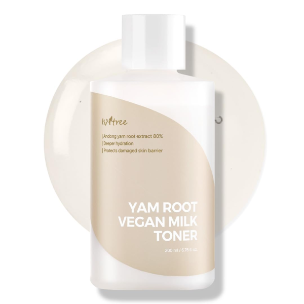 skincare-kbeauty-glowtime-isntree yam root vegan milk toner