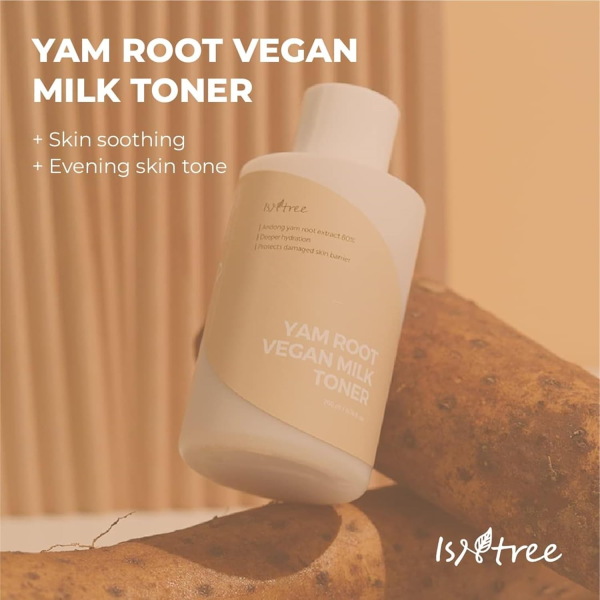 skincare-kbeauty-glowtime-isntree yam root vegan milk toner