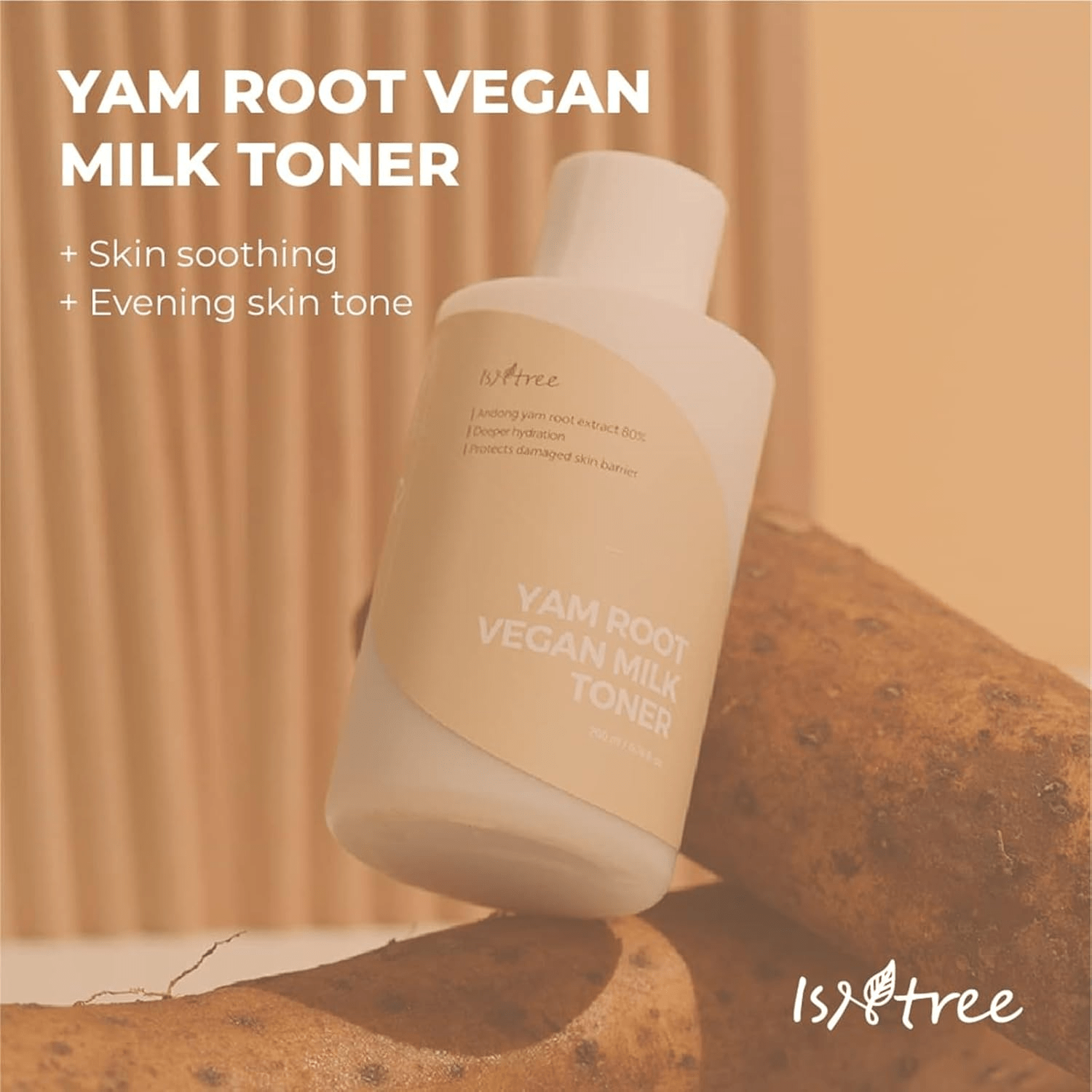 skincare-kbeauty-glowtime-isntree yam root vegan milk toner