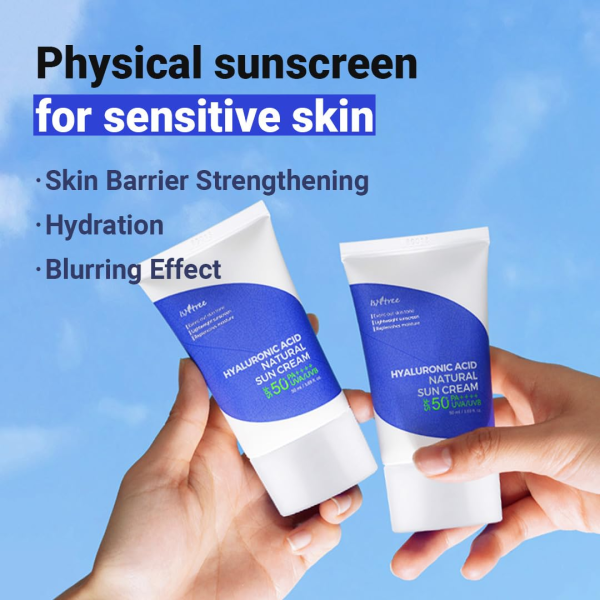 skincare-kbeauty-glowtime- isntree hyaluronic acid natural sun cream