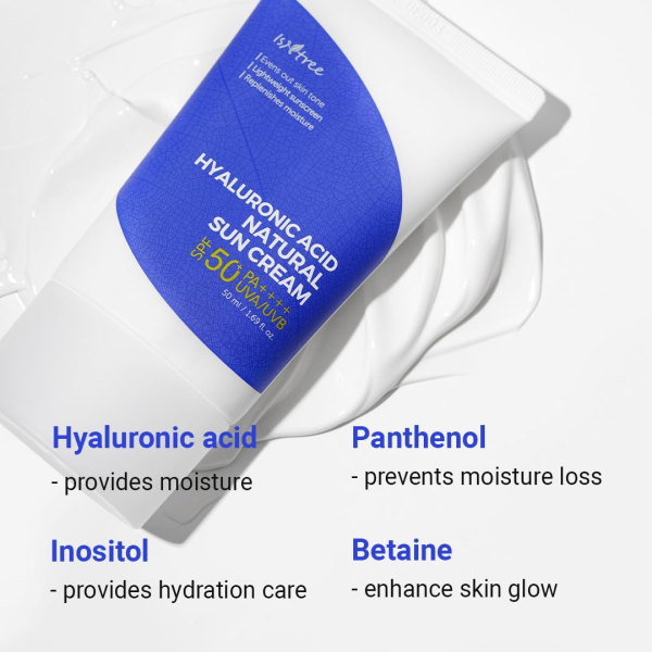 skincare-kbeauty-glowtime- isntree hyaluronic acid natural sun cream