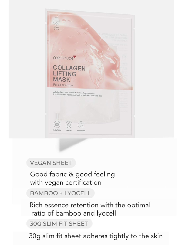 skincare-kbeauty-glowtime-medicube collagne lifting mask