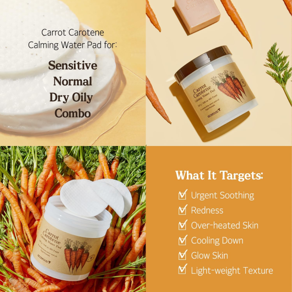 skincare-kbeauty-glowtime-skinfood carrot carotene calming water pad