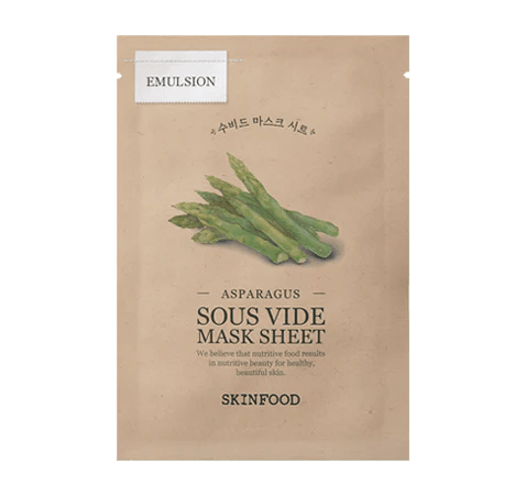 skincare-kbeauty-glowtime-skinfood sousvide mask sheet asparagus