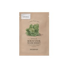 skincare-kbeauty-glowtime-skinfood sousvide mask sheet spinach