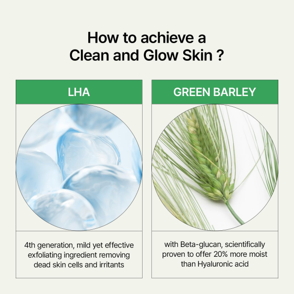 skincare-kbeauty-glowtime-veganifect clean and glow Green BArley LHA Cleansing Oil