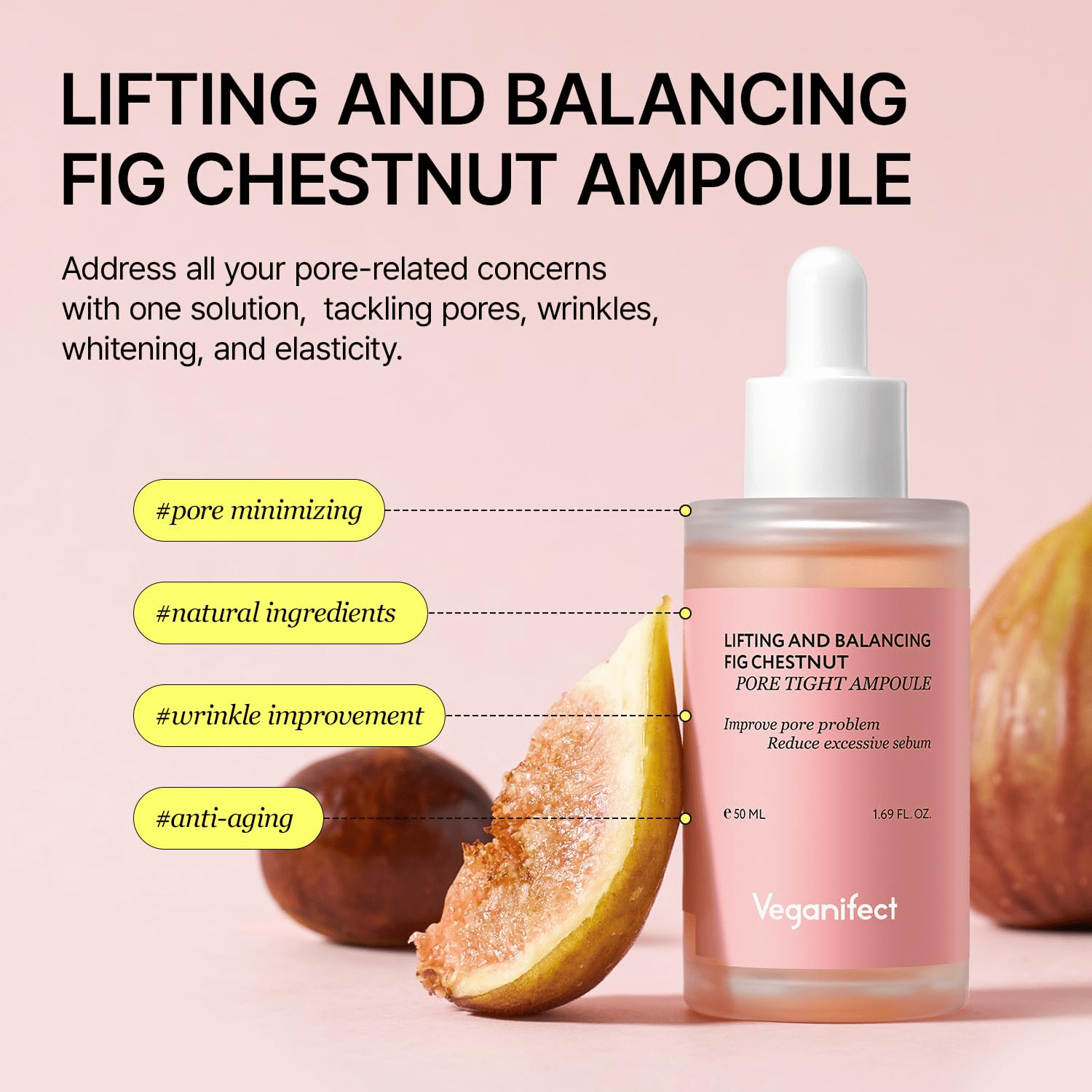 skincare-kbeauty-glowtime-veganifect lifting and balancing fig chestnut pore tight ampoule