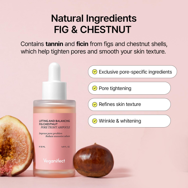 skincare-kbeauty-glowtime-veganifect lifting and balancing fig chestnut pore tight ampoule