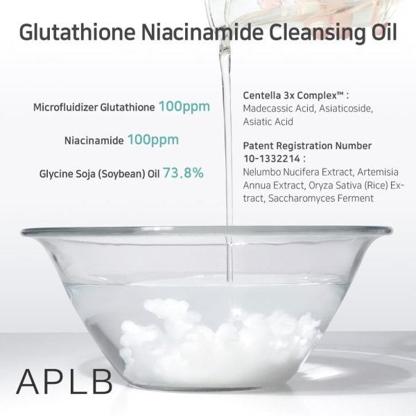 skincare-kbeauty-glowtime-APLB Glutahione Niacinamide Cleansing Oil