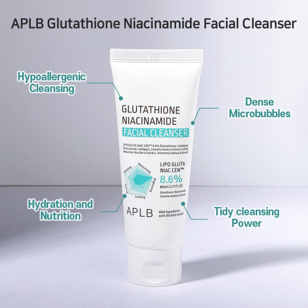 skincare-kbeauty-glowtime-APLB Glutahtione Niacinamide Facial Cleanser