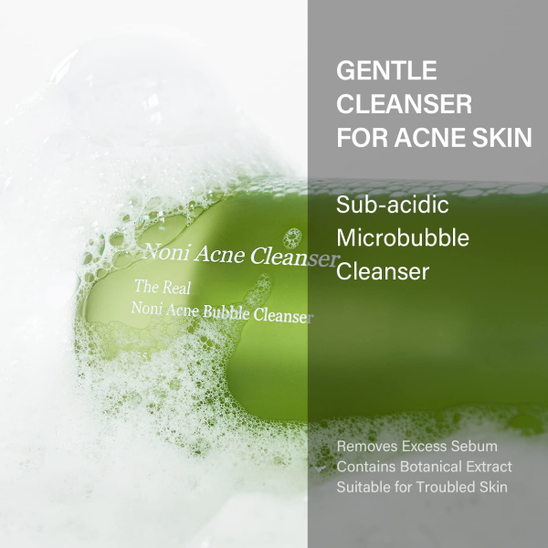 skincare-kbeauty-glowtime-celimax noni acne bubble cleanser