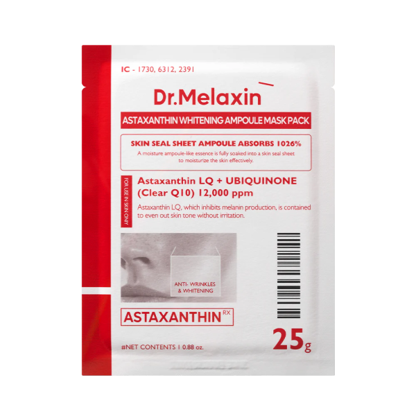 skincare-kbeauty-glowtime-dr melaxin astaxanthin extra whitening ampoule mask