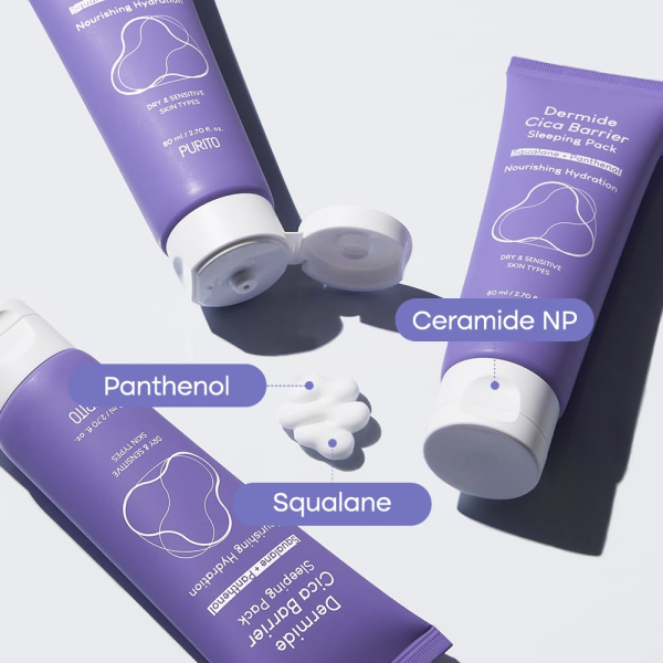 skincare-kbeauty-glowtime-purito dermide cica barrier sleeping pack